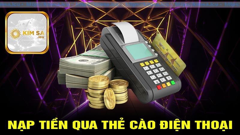 Nạp tiền qua thẻ cào điện thoại