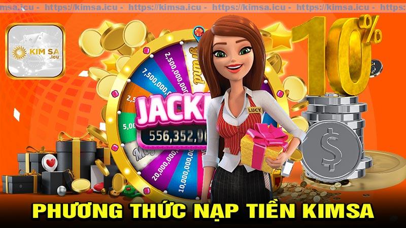Phương thức nạp tiền Kimsa